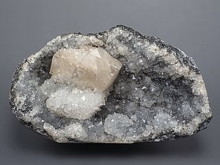 kalcit, křemen